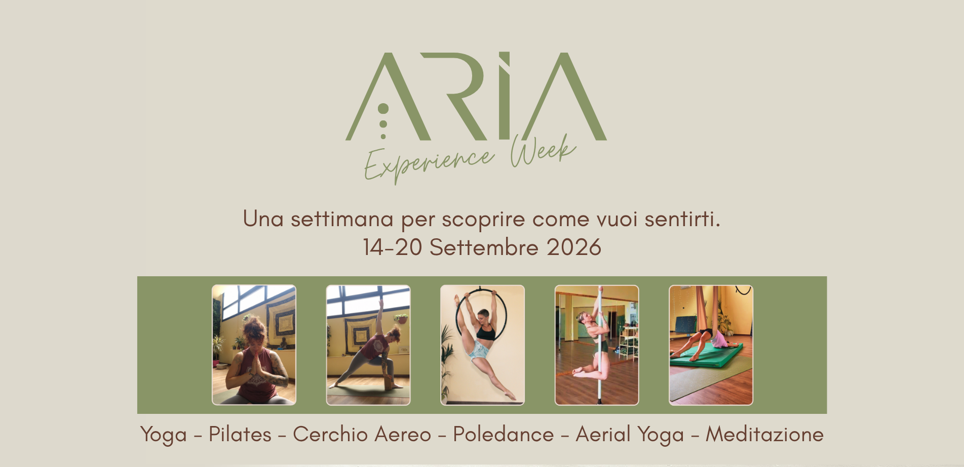Una settimana per scoprire come vuoi sentirti